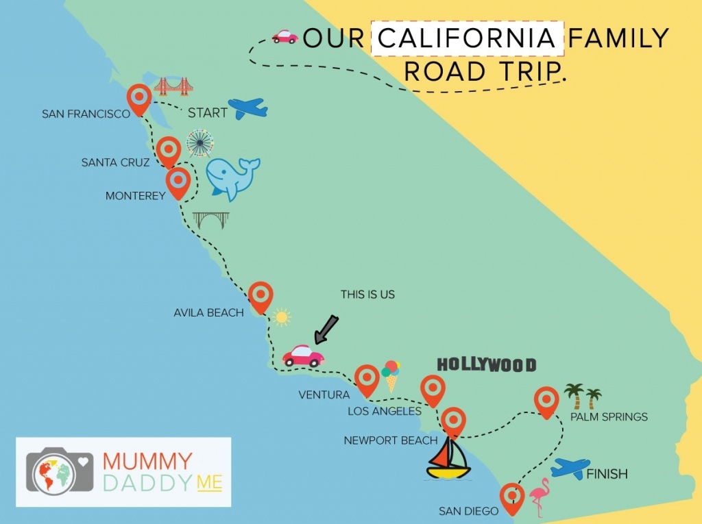 Map Los Angeles To Monterey Ca – Map Of Usa District - Monterey Beach California Map