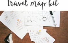 Map My Trip For Kids | Charting Travel With A Free Map Template - Printable Road Trip Maps