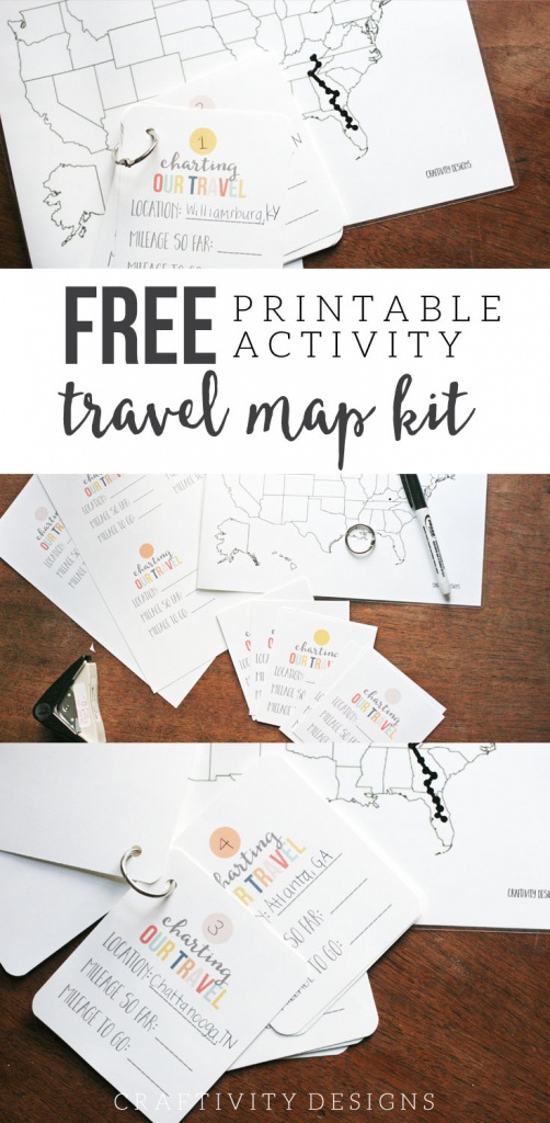 Map My Trip For Kids | Charting Travel With A Free Map Template - Printable Road Trip Maps