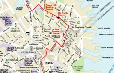 Map | Northendboston - Freedom Trail Map Printable