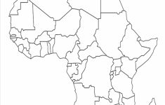 Map Of Africa Template | Silhouettes | Africa Outline, Map Outline - Africa Outline Map Printable