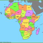 Map Of Africa With Countries And Capitals   Free Printable Map Of Africa With Countries
