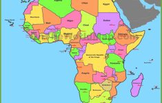 Map Of Africa With Countries And Capitals - Printable Map Of Africa With Countries
