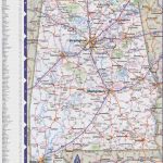 Map Of Alabama With Cities And Towns   Alabama State Map Printable