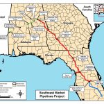 Map Of All Three Pipelines, In Notice Of Intent,ferc, For   Florida Natural Gas Pipeline Map