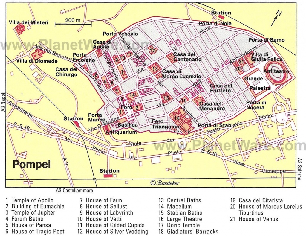 Map Of Ancient Pompeii | Pompeii: A Day In A Life | Pompeii, Ancient - Printable Map Of Pompeii