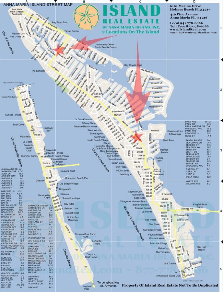 Map Of Anna Maria Island - Zoom In And Out. | Anna Maria Island In