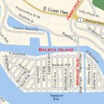 Map Of Balboa Island | Balboa Island And Misc Info | Newport Beach   Newport California Map