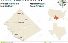 Map Of Caldwell County In Texas Stock Vector - Illustration Of - Caldwell Texas Map