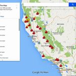 Map Of California Active Fires | Download Them And Print   California Active Wildfire Map