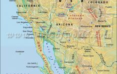 Map Of California And Mexico - Map Of California And Mexico Coast