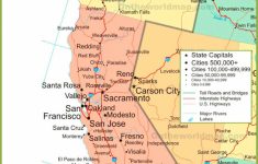 Map Of California And Oregon - Map Of Northern California And Oregon