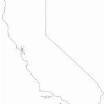 Map Of California Blank And Travel Information | Download Free Map   Blank Map Of California Printable