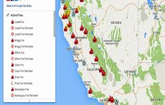 Map Of California Fire Burning Now | Download Them And Print - Map Of California Wildfires Now