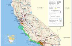 Map Of California Pacific Coast Highway 1 – Map Of Usa District - Highway 1 California Map