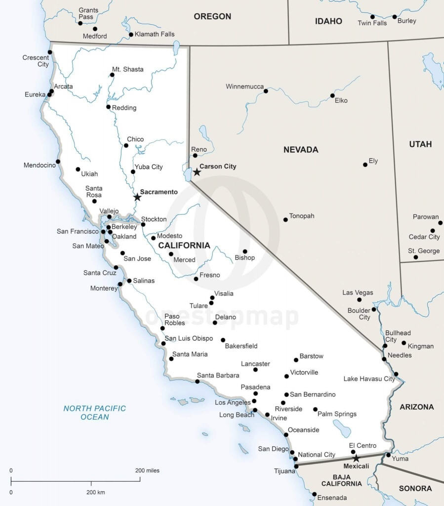 Map Of California Political - California Pictures Map