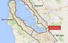 Map Of California. San Jose California Map – California Map - San Jose California Map