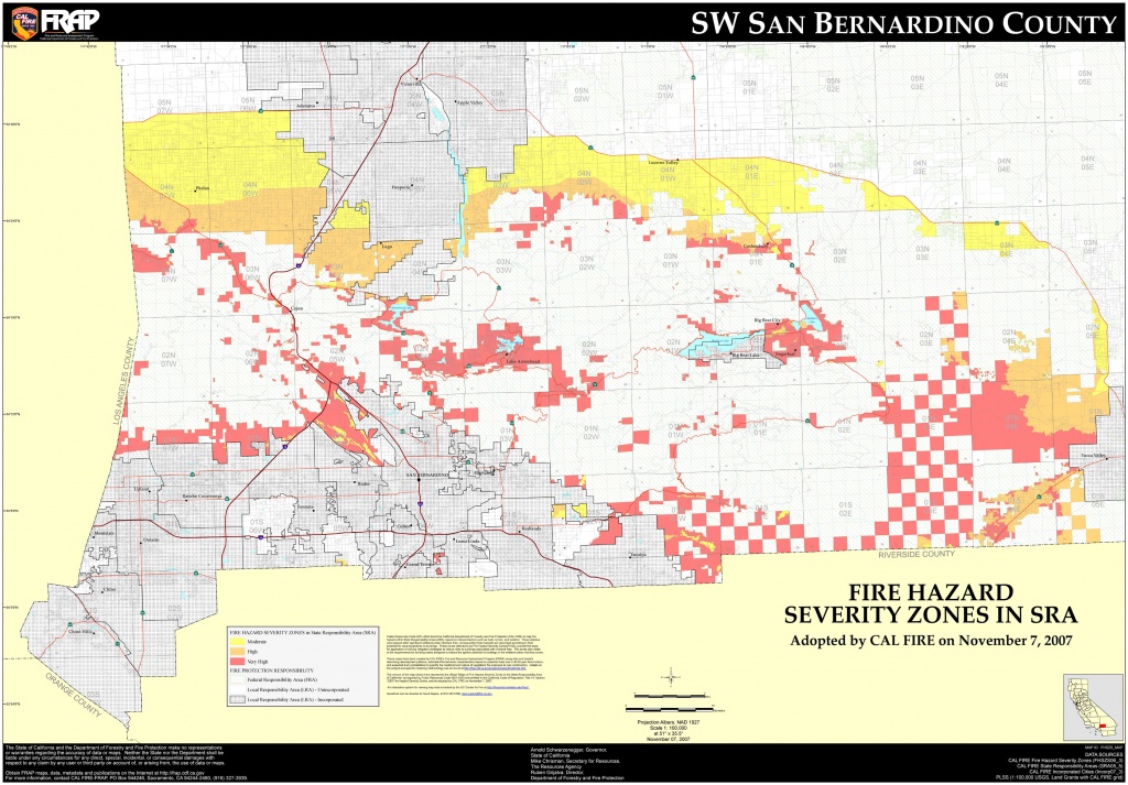 Map Of California Showing San Bernardino And Travel Information - San Bernardino California Map