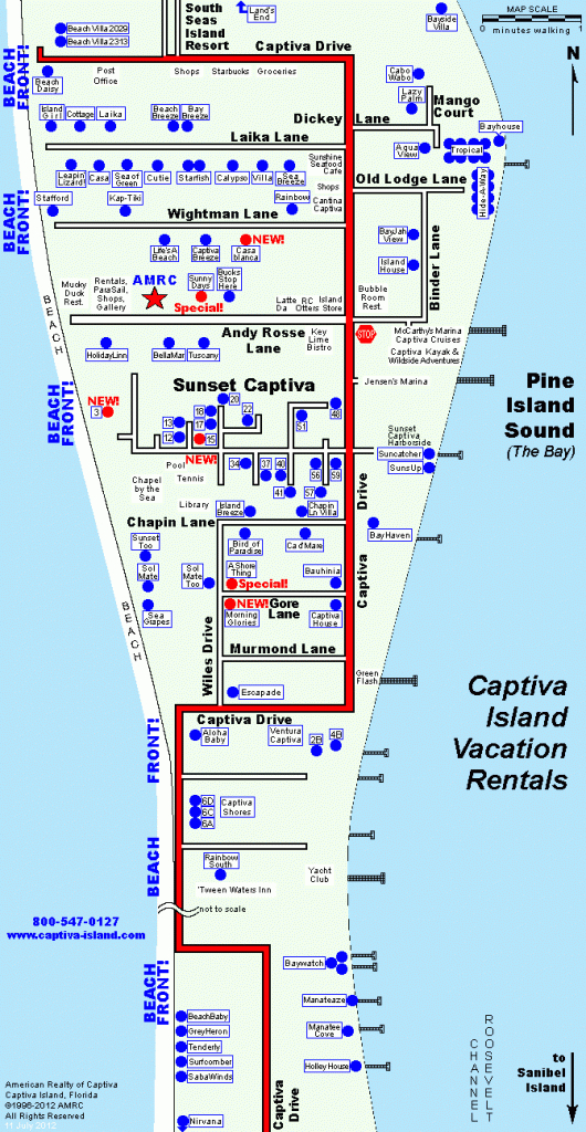Map Of Captiva Village | Sanibel Love In 2019 | Captiva Island - Map Of Florida Vacation Spots
