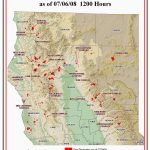 Map Of Current Fires In Northern California | Secretmuseum   Current Fire Map California