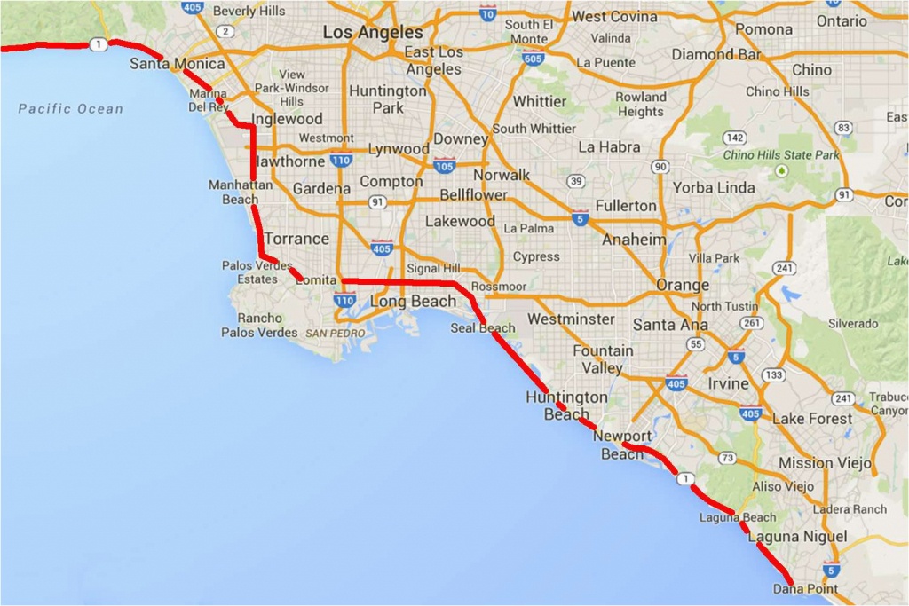 Map Of Dana Point California | Secretmuseum - Dana Point California Map