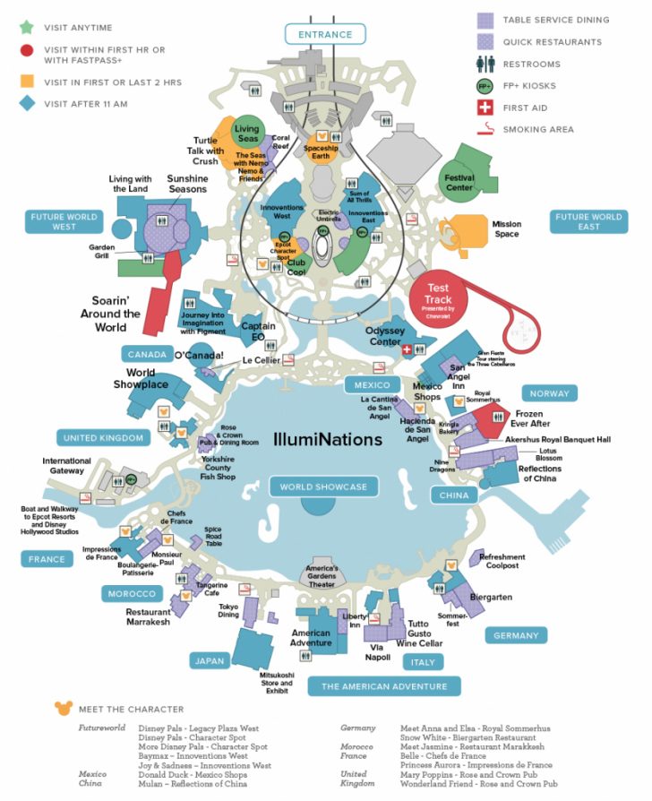 Map Of Epcot Disney World Flower And Garden Festival Center Pdf Free