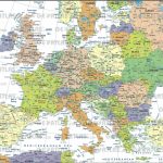 Map Of European Cities At Europe City On Printable With In 8   World   Europe Map With Cities Printable