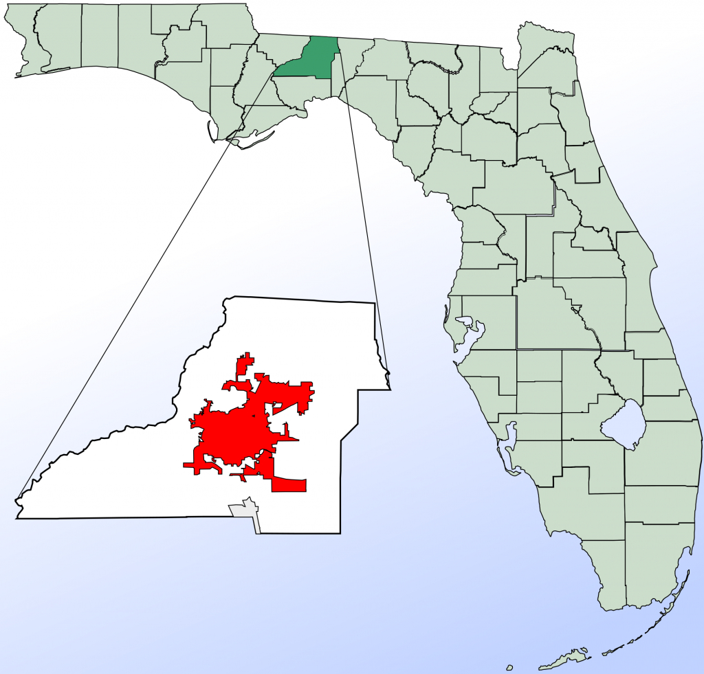 Map Of Fl Showing Tallahassee | Download Them And Print - Tallahassee On The Map Of Florida