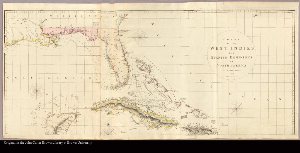 Map Of Florida And The Caribbean Islands] - Jcb Map Collection - Map Of Florida And Caribbean