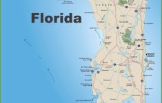 Map Of Florida Cities On Road West Coast Blank Gulf Coastline - Lgq - Map Of Florida West Coast Cities