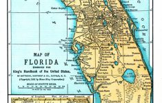 Map Of Florida Engraved For King's Handbook Of The United States - Jasper Florida Map