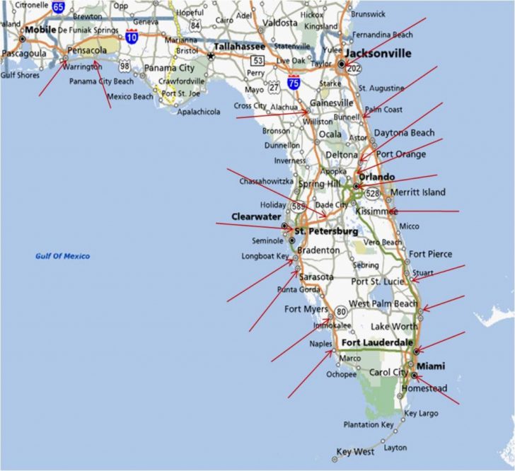 Fort Meyer Florida Map