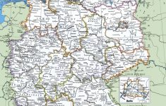 Map Of Germany With Cities And Towns - Large Printable Map Of Germany
