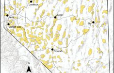 Map Of Gold Mining Districts Of Nevada, According To Nevada Bureau ...