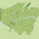 Map Of Greater London Districts And Boroughs   Maproom   Printable Map Of London Boroughs