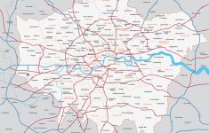 Map Of Greater London Districts And Boroughs - Maproom - Printable Map Of London Boroughs