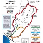 Map Of Hiking Trails | Crystal Cove   Laguna Beach California Map