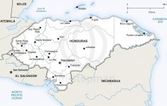map of honduras political printable map of honduras Map Of Honduras Political - Printable Map Of Honduras