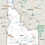 Map Of Idaho Defined Plus   Printable Map Of Idaho