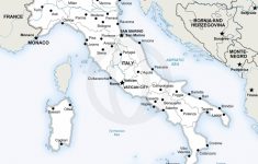 Map Of Italy Political In 2019 | Free Printables | Map Of Italy - Printable Map Of Italy With Cities