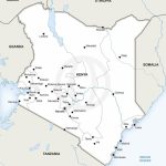 Map Of Kenya Political | Other Places | Map, Map Vector, Africa Map   Printable Map Of Kenya
