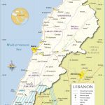 Map Of Lebanon | Travel In 2019 | Lebanon Map, Map, Lebanon   Printable Map Of Lebanon
