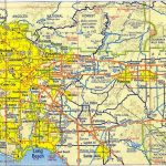 Map Of Los Angeles – Free Printable Maps Within Los Angeles County   Printable Map Of Los Angeles