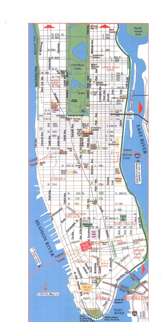Map Of Manhattan With Streets Download Manhattan Street Map | Travel - Manhattan Road Map Printable