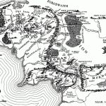 Map Of Middle Earth | 9Th In 2019 | Middle Earth Map, Silmarillion   Printable Hobbit Map