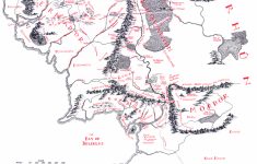 Map Of Middle-Earth - J.r.r. Tolkien - Printable Hobbit Map