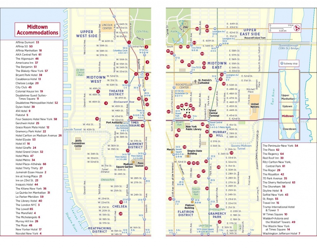 Map Of Midtown Manhattan Printable - Printable Walking Map Of - Nyc Walking Map Printable