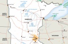 Map Of Minnesota Defined Plus - Printable Map Of Minnesota