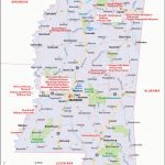 Map Of Mississippi, Mississippi Map (Ms)   Printable Map Of Ms