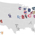 Map Of Mlb Ballparks Attend A Game In Each Fo The 30 Mlb Stadiums   Printable Map Of Mlb Stadiums